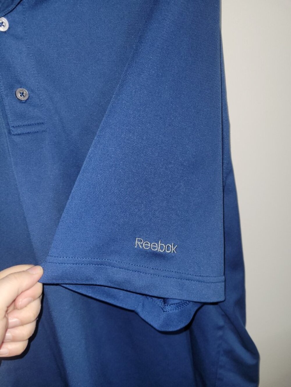 Reebok Golf 3XLT polo shirt Blue - Picture 3 of 6